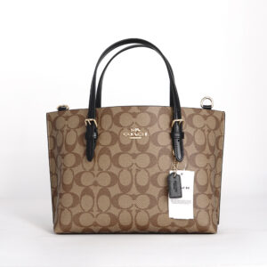 coach mollie tote 25 in signature canvas
