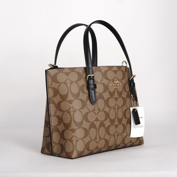 coach mollie tote 25 in signature canvas