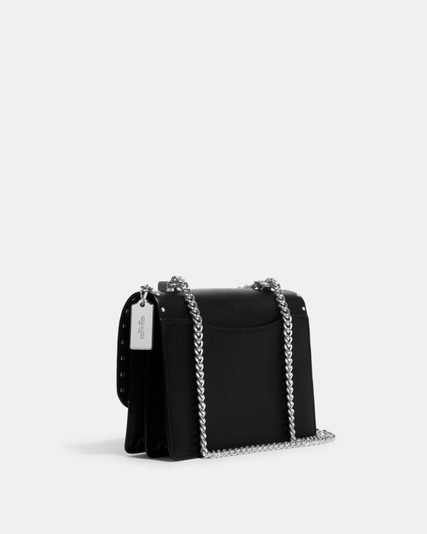 coach klare crossbody in signature canvas with rivets