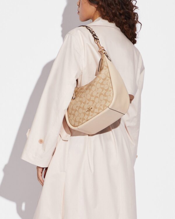 coach jules hobo in signature canvas