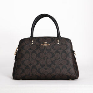 coach mini lillie carryall in signature canvas