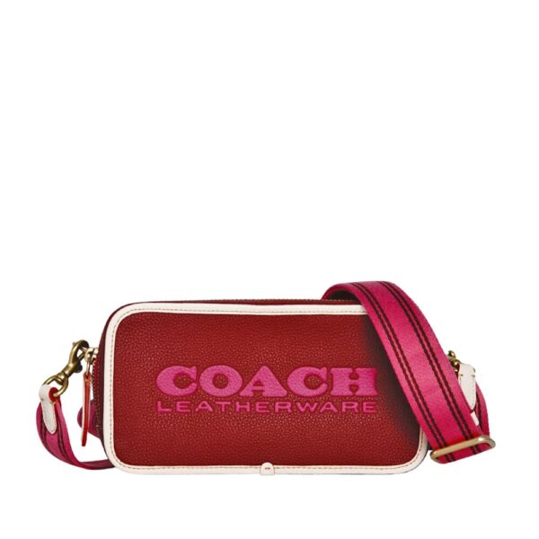 coach kia camera bag in colorblock