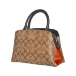coach mini lillie carryall colorblock in signature canvas