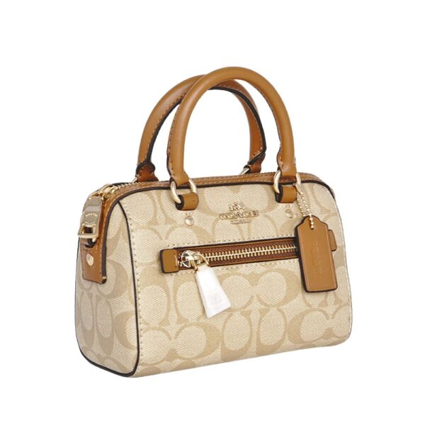 coach mini rowan crossbody in signature canvas