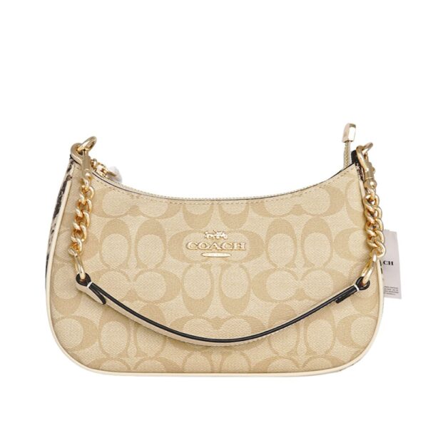 coach teri shoulder bag in signature canvas