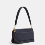 coach morgan shoulder bag in signature chambray