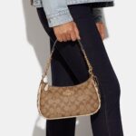 coach teri shoulder bag in signature canvas