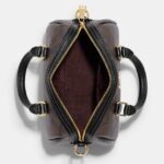 coach mini rowan crossbody in signature canvas