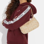 coach teri shoulder bag in signature canvas