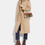 coach morgan shoulder bag in colorblock signature canvas