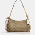 coach teri shoulder bag in signature canvas