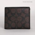 coach 3 in 1 wallet in blocked signature canvas