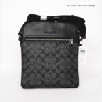 coach houstan flight bag in signature canvas