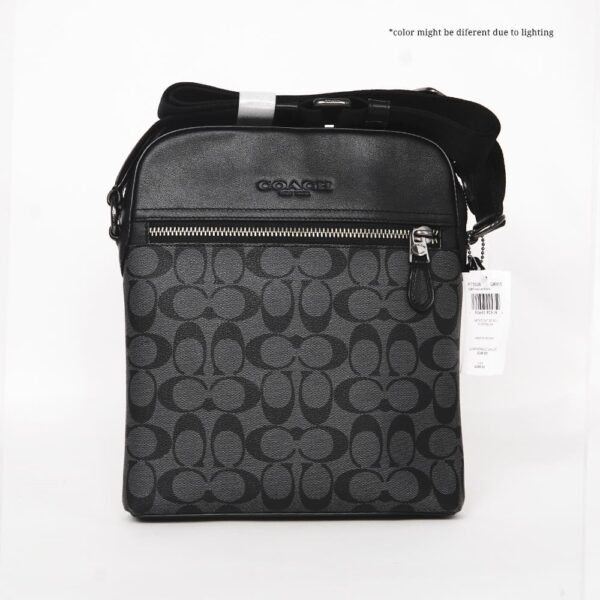 coach houstan flight bag in signature canvas