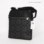 coach houstan flight bag in signature canvas