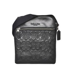 coach houston flight bag in signature leather