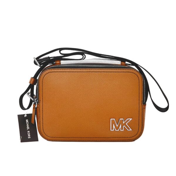 michael kors cooper pebbled leather crossbody bag