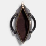 coach mini gallery crossbody in signature canvas