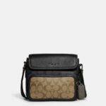 coach sullivan flap crossbody in blocked signature canvas