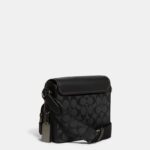 coach sullivan flap crossbody in blocked signature canvas