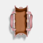 coach dempsey tote 22 in signature jacquard with stripe and coach patch