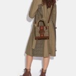 coach dempsey tote 22 in signature jacquard with stripe and coach patch