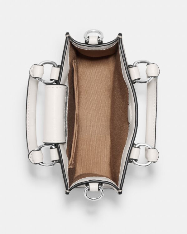 coach north south mini tote in signature canvas