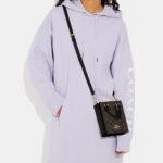 coach north south mini tote in signature canvas