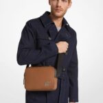 michael kors cooper pebbled leather crossbody bag