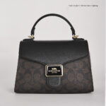 coach pepper satchel in signature canvas