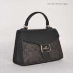 coach pepper satchel in signature canvas