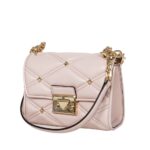 michael kors serena small flap crossbody in powder blush