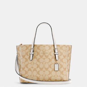 coach mollie tote 25 in signature canvas