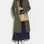 coach mollie tote 25 in signature canvas