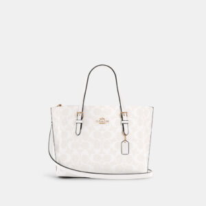 coach mollie tote 25 in signature canvas