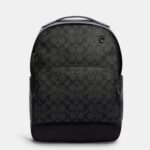 coach graham backpack in signature canvas
