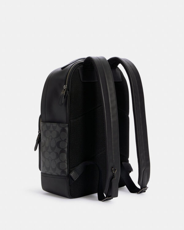 coach graham backpack in signature canvas