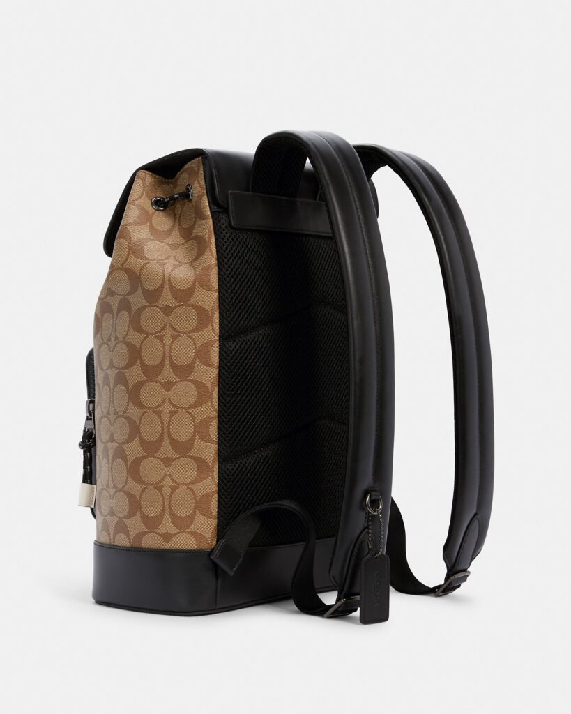 Tuerer Designer Rucksack COACH TURNER BACKPACK IN BLOCKED SIGNATURE CANVAS tips-sebelum-beli-beg ...