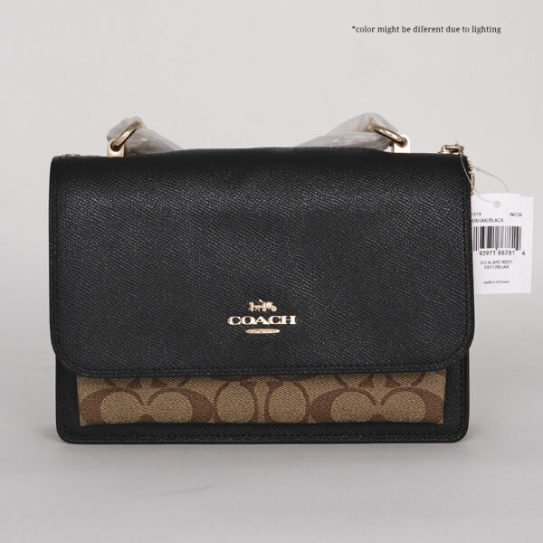 coach klare crossbody in signature canvas