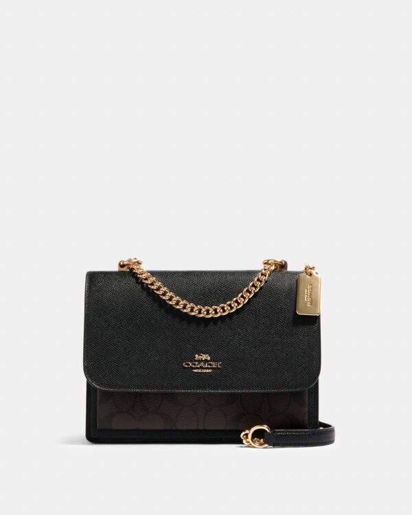 coach klare crossbody in signature canvas