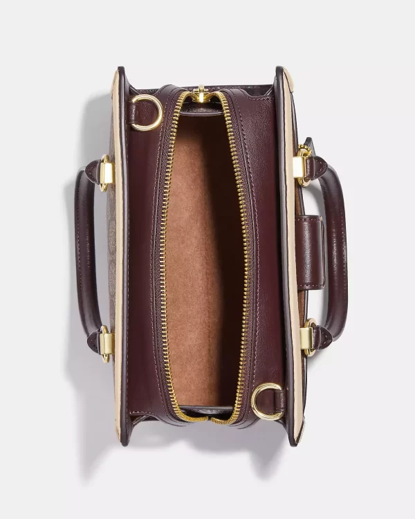 coach grace carryall in signature canvas