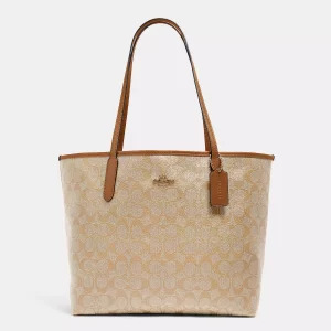 coach city tote in signature canvas