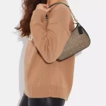 coach teri shoulder bag in signature canvas