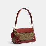 coach millie shoulder bag in colorblock signature canvas