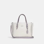 coach mollie tote in signature canvas