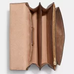 coach klare crossbody in blocked signature canvas