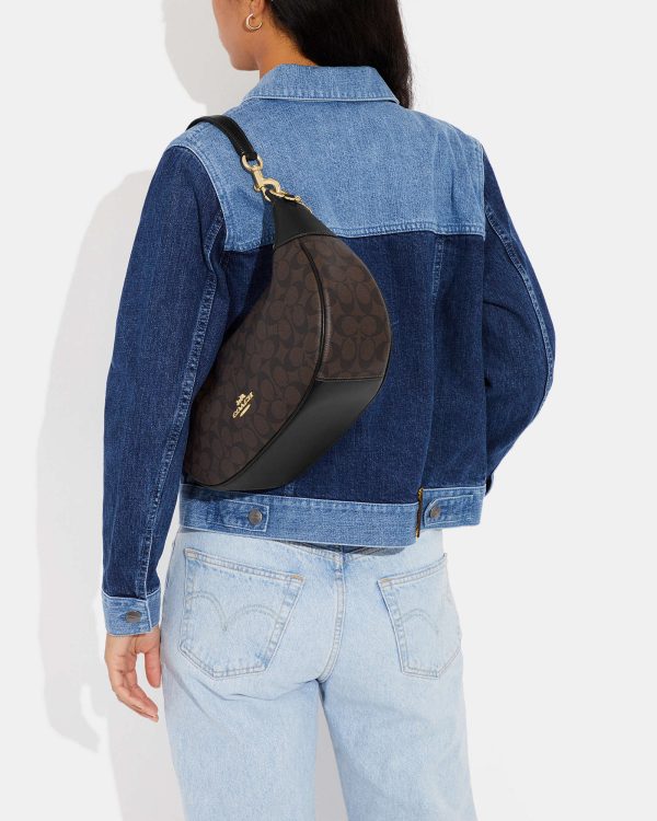 coach mara hobo in signature canvas