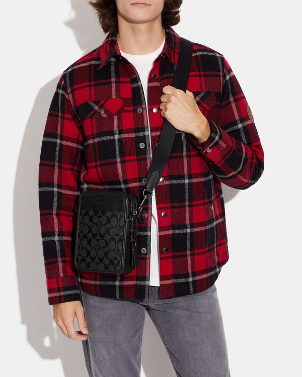 coach sullivan crossbody in signature canvas