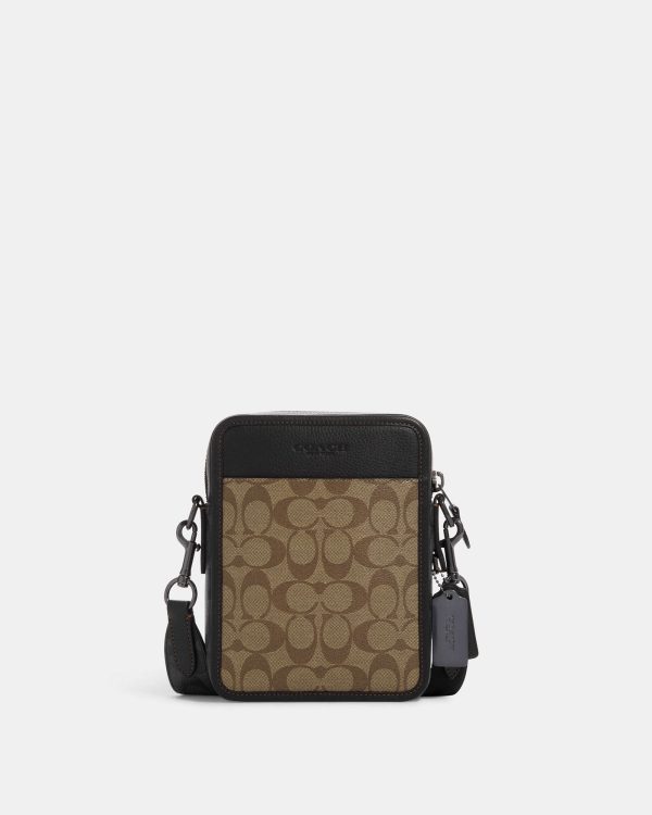 coach sullivan crossbody in blocked signature canvas