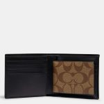 coach 3 in 1 wallet in signature canvas with rexy by guang yu